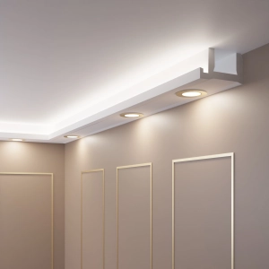 Decken Stuckleisten LED -24 Meter OL-54